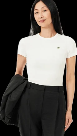 T-SHIRT A MANICA CORTA DA DONNA LACOSTE TF5538 70V