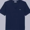 T-SHIRT A MANICA CORTA DA DONNA LACOSTE TF7300 166