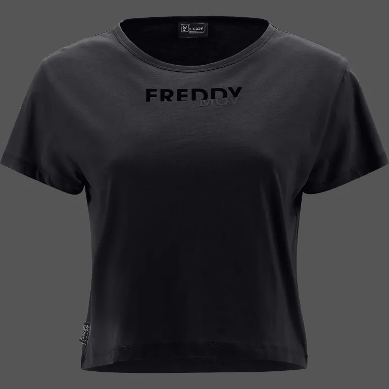 T-SHIRT A MANICA CORTA DA DONNA FREDDY - S3WMVT3 N