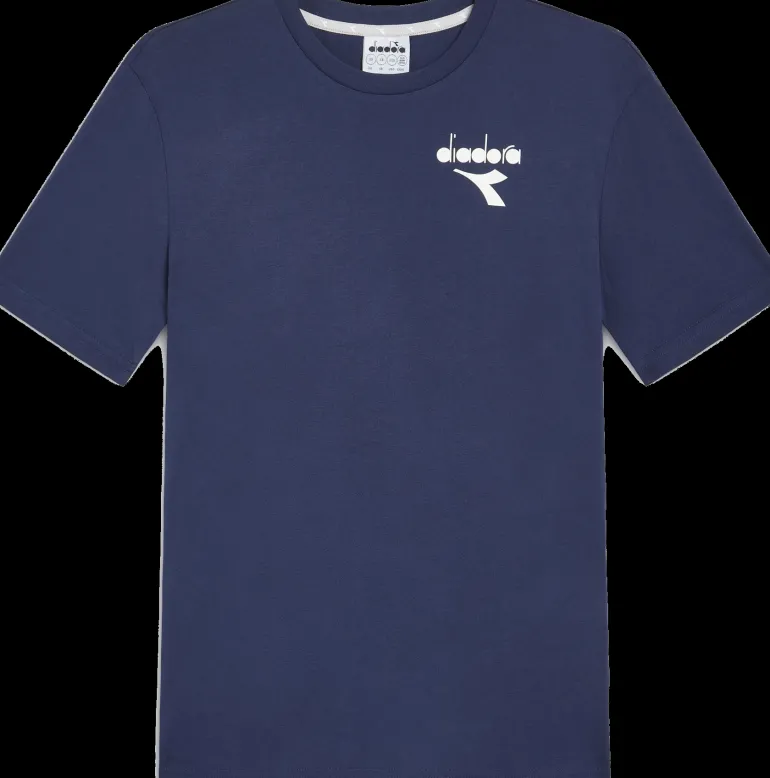 T-SHIRT A MANICA CORTA DA UOMO DIADORA ESS. SPORTS IV CLASSIC NAVY 102.181182 60062