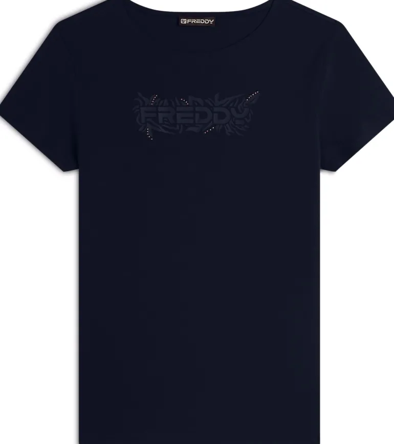 T-SHIRT A MANICA CORTA DA DONNA FREDDY F4WCRT3 B109