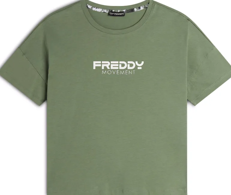 T-SHIRT A MANICA CORTA DA DONNA FREDDY F4WMVT1 V46