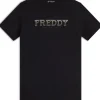 T-SHIRT A MANICA CORTA DA DONNA FREDDY S25WCRT2 N