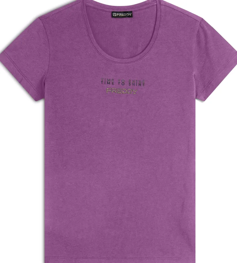 T-SHIRT A MANICA CORTA DA DONNA FREDDY S25WCRT3 F118