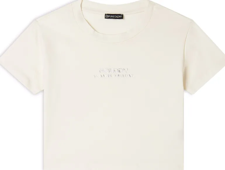 T-SHIRT A MANICA CORTA DA DONNA FREDDY S25WMCT5 W77