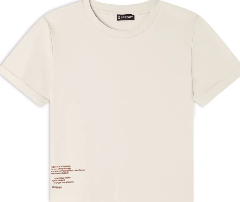 T-SHIRT A MANICA CORTA DA DONNA FREDDY S25WMCT6 W77