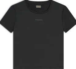 T-SHIRT A MANICA CORTA DA DONNA FREDDY S25WSFT1 N