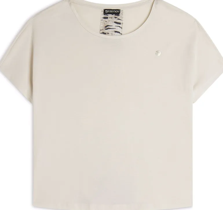 T-SHIRT A MANICA CORTA DA DONNA FREDDY S25WSLT1 ZAN103