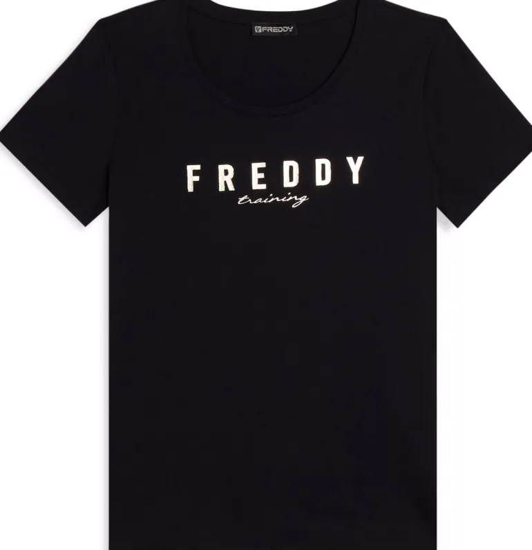 T-SHIRT A MANICA CORTA DA DONNA FREDDY S25WTRT2 N