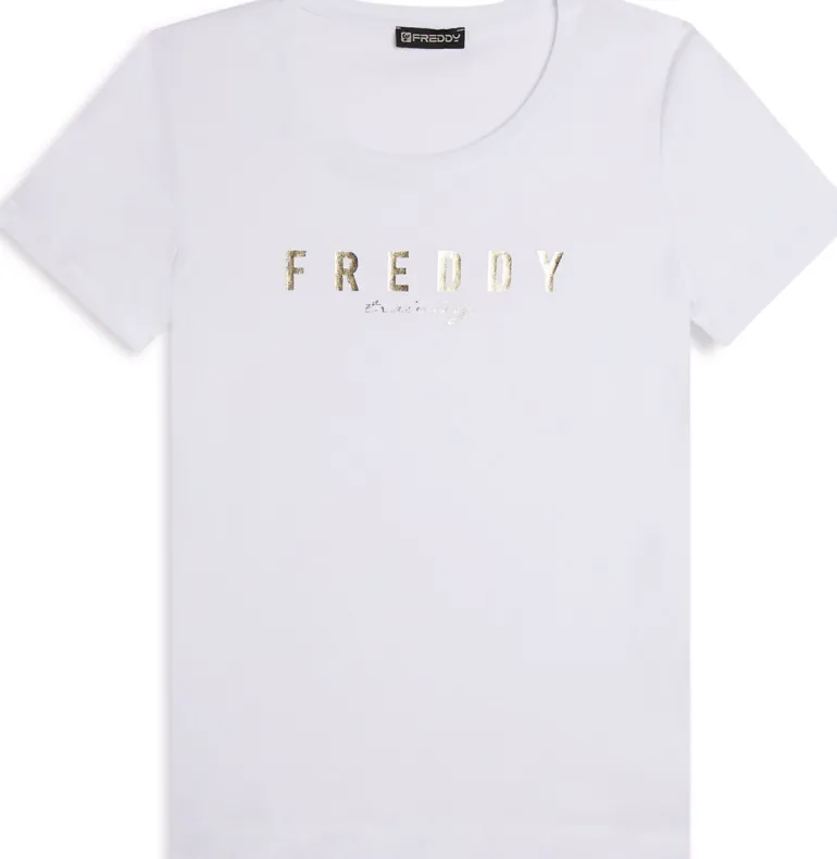 T-SHIRT A MANICA CORTA DA DONNA FREDDY S25WTRT2 W