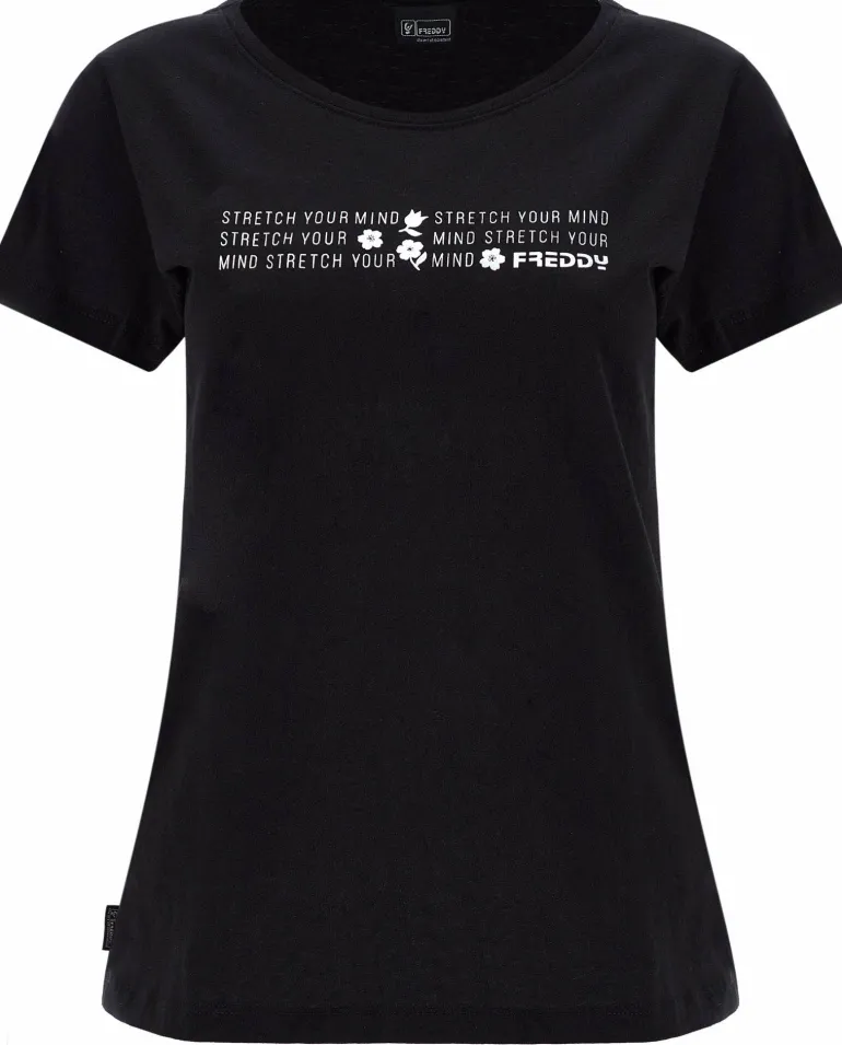 T-SHIRT A MANICA CORTA DA DONNA FREDDY- S3WBCT8 N