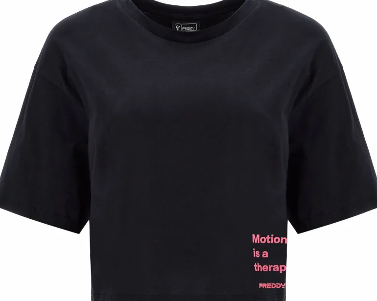 T-SHIRT A MANICA CORTA DA DONNA FREDDY- S3WGZT1 N