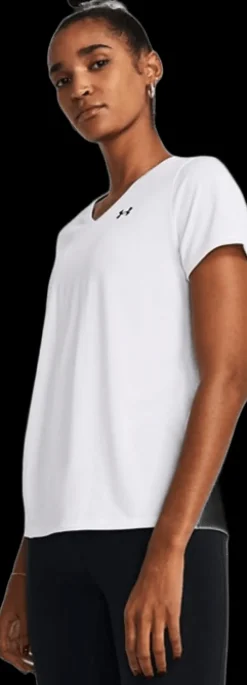 T-SHIRT A MANICA CORTA DA DONNA UNDER ARMOUR TECHV- SOLID 1384229 0100