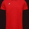 T-SHIRT A MANICA CORTA DA UOMO LE COQ SPORTIF PRESENTATION ROSSA