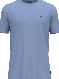 T-SHIRT A MANICA CORTA DA UOMO NAPAPIJRI SALIS SUM BLUE FLOWER NP0A4H8D I00