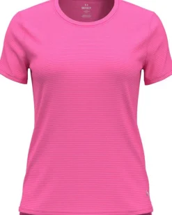T-SHIRT A MANICA CORTA DA DONNA UNDER ARMOUR STREAKER FLUO PINK 1382434 682