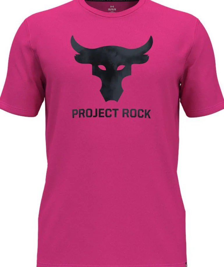 T-SHIRT A MANICA CORTA DA UOMO UNDER ARMOUR PJT RCK PAYOFF GRAPHC ASTRO PINK 1383191 686