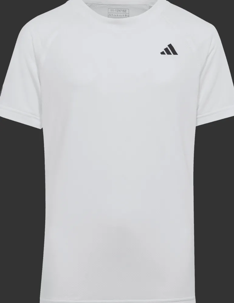 T-SHIRT A MANICA CORTA DA TENNIS JUNIOR ADIDAS CLUTEE WHITE HS0551