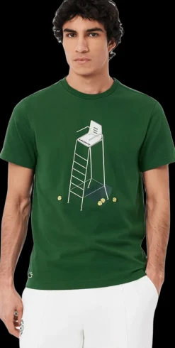 T-SHIRT A MANICA CORTA DA UOMO LACOSTE TH2101 S30
