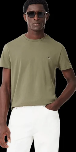 T-SHIRT A MANICA CORTA DA UOMO LACOSTE TH6709 BMY