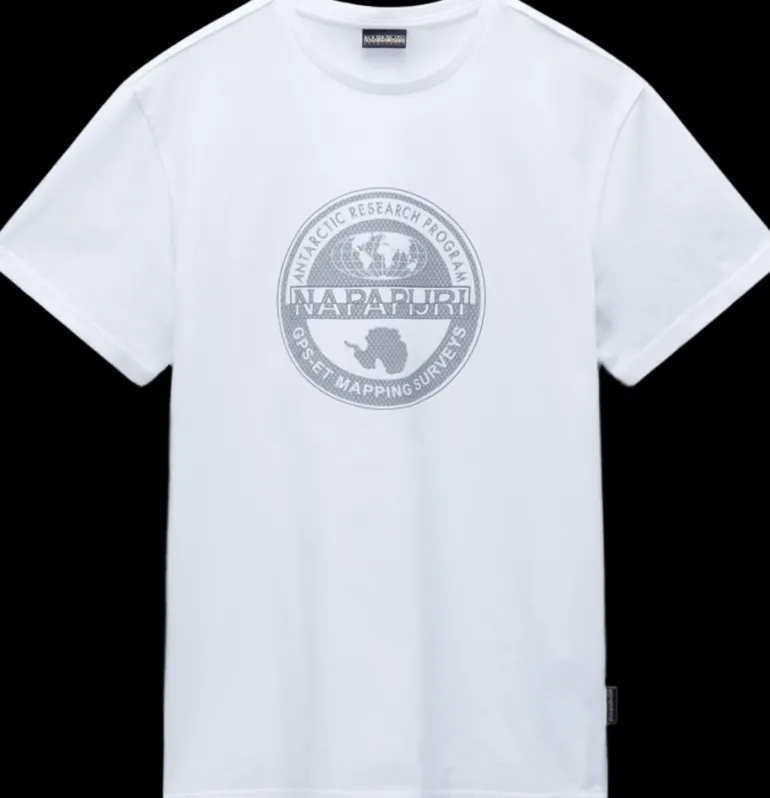 T-SHIRT A MANICA CORTA DA UOMO NAPAPIJRI S-BOLLO SS 2 NP0A4I3C 002