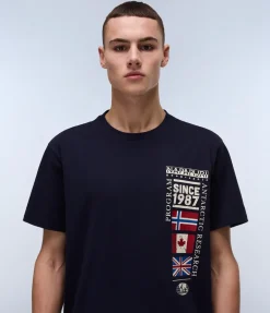 T-SHIRT A MANICA CORTA DA UOMO NAPAPIJRI S-TURIN 1 NP0A4HQG 176