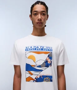 T-SHIRT A MANICA CORTA DA UOMO NAPAPIJRI S-VALDOR SS NP0A4IE6 206