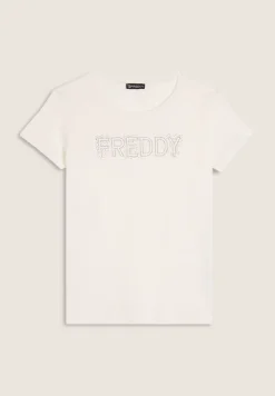 T-SHIRT A MANICA CORTA DA DONNA FREDDY S25WCXT1 W102