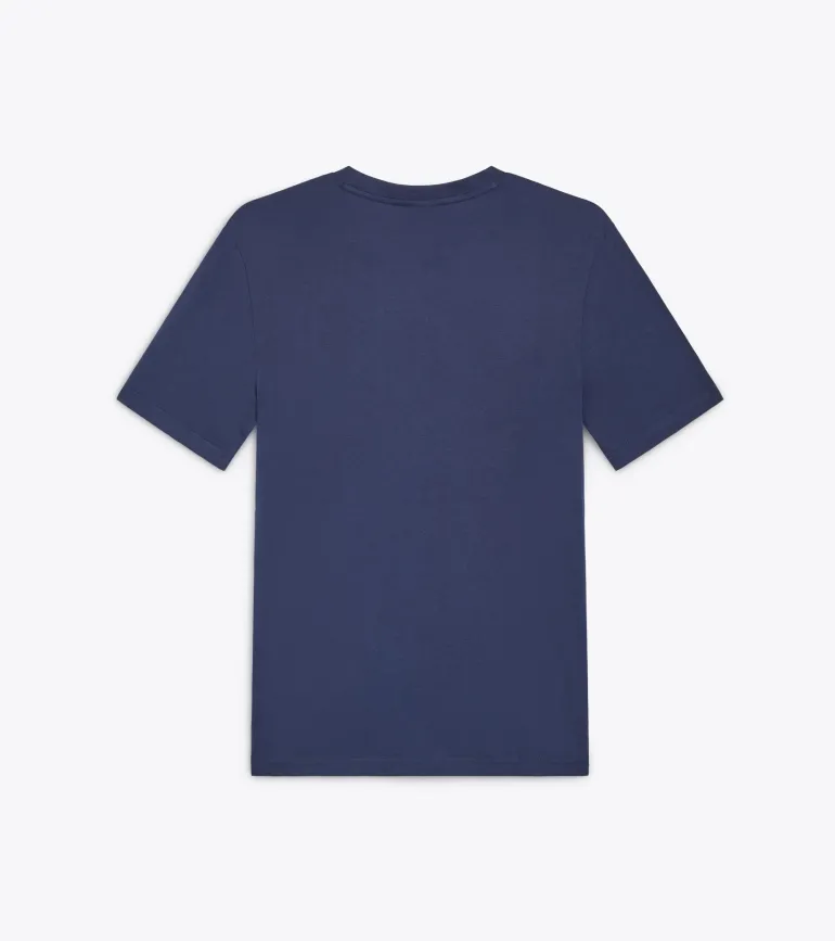 T-SHIRT A MANICA CORTA DA UOMO DIADORA ESS. SPORTS IV CLASSIC NAVY 102.181182 60062