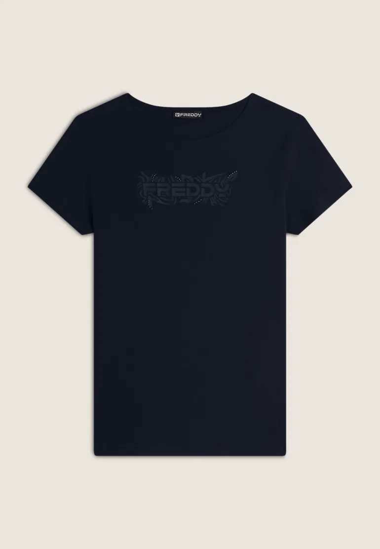T-SHIRT A MANICA CORTA DA DONNA FREDDY F4WCRT3 B109