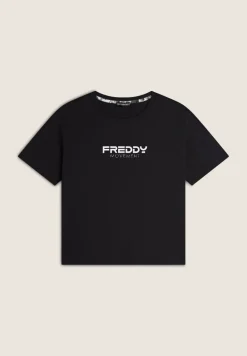 T-SHIRT A MANICA CORTA DA DONNA FREDDY F4WMVT1 N