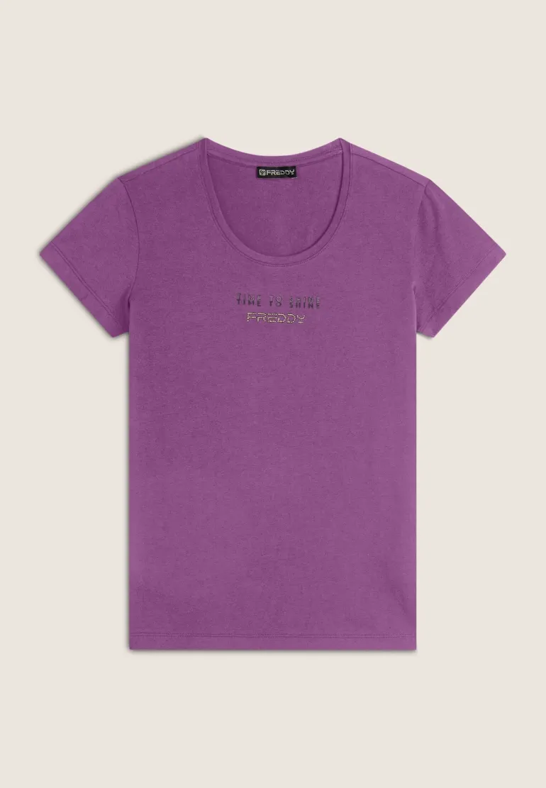 T-SHIRT A MANICA CORTA DA DONNA FREDDY S25WCRT3 F118