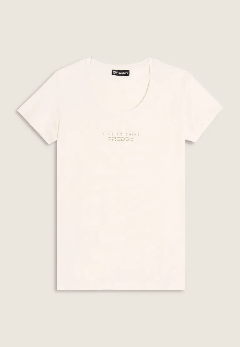 T-SHIRT A MANICA CORTA DA DONNA FREDDY S25WCRT3 W99