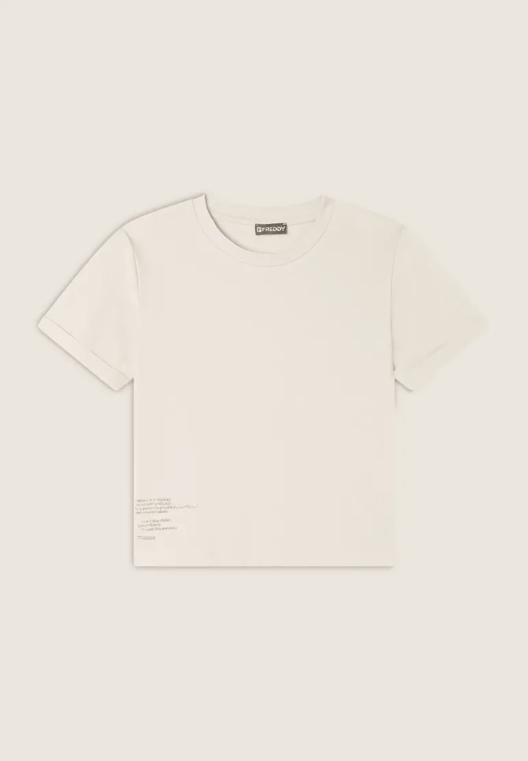 T-SHIRT A MANICA CORTA DA DONNA FREDDY S25WMCT6 W77