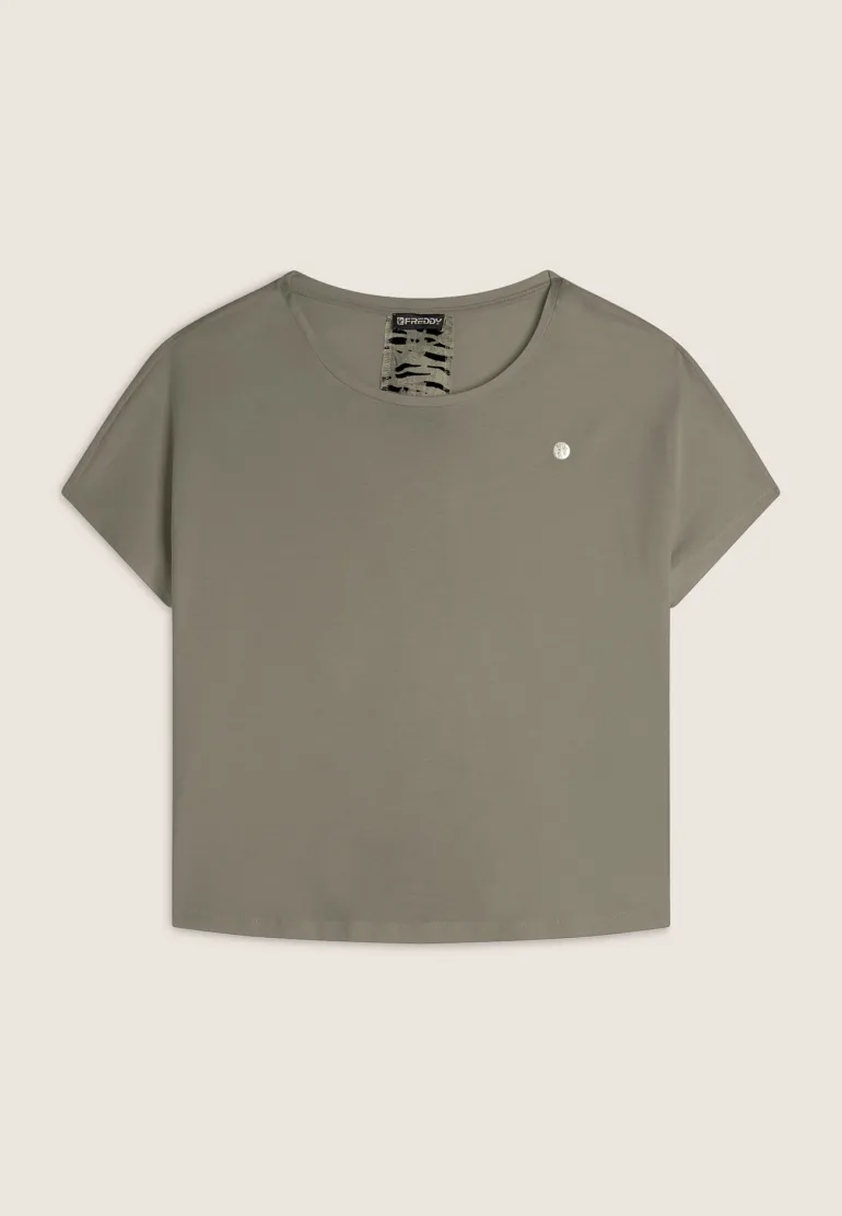 T-SHIRT A MANICA CORTA DA DONNA FREDDY S25WSLT1 VAN104