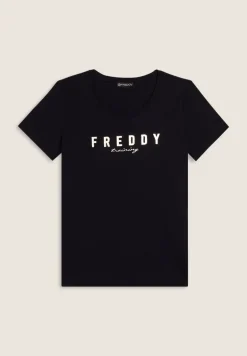 T-SHIRT A MANICA CORTA DA DONNA FREDDY S25WTRT2 N