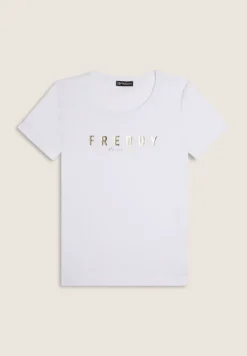 T-SHIRT A MANICA CORTA DA DONNA FREDDY S25WTRT2 W