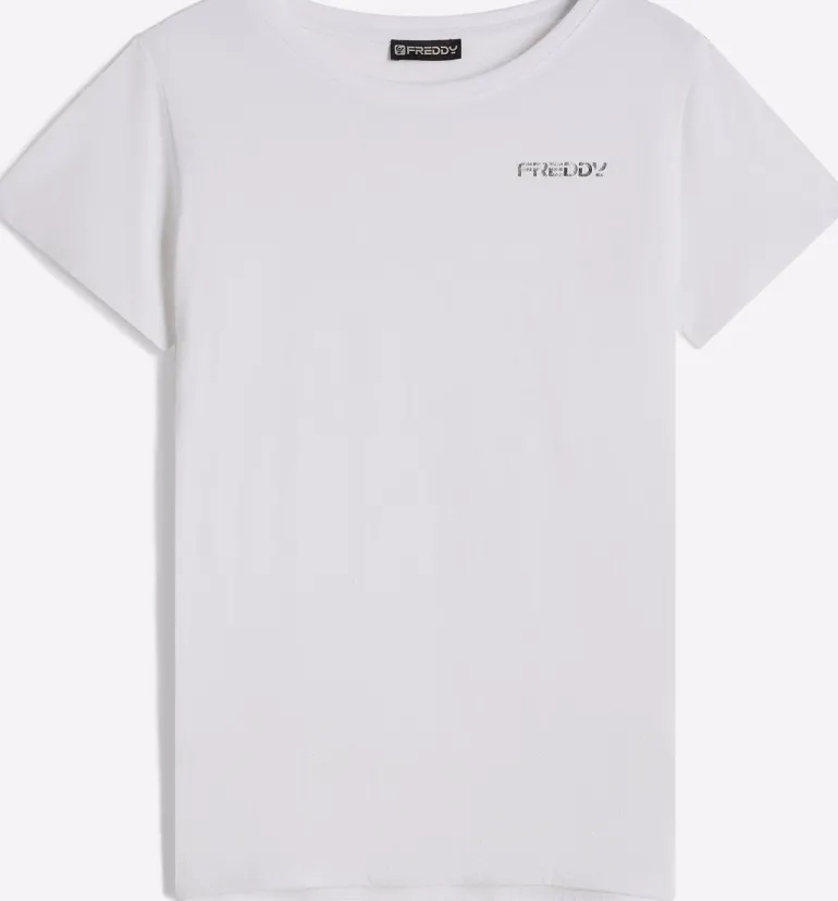 T-SHIRT A MANICA CORTA DA DONNA FREDDY S4WCRT4 W