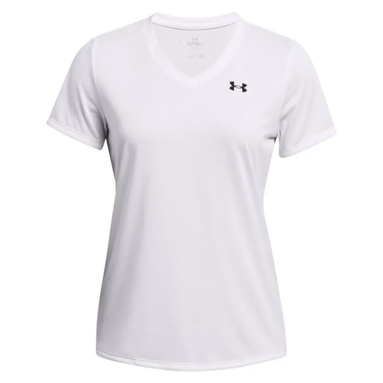 T-SHIRT A MANICA CORTA DA DONNA UNDER ARMOUR TECHV- SOLID 1384229 0100