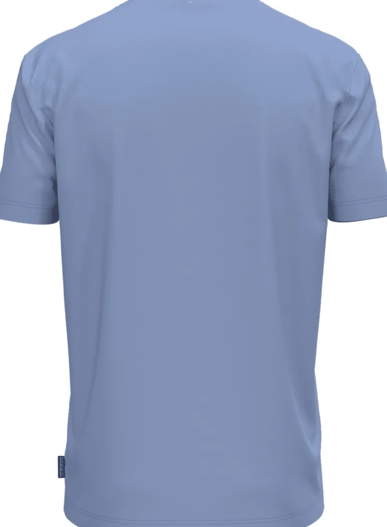 T-SHIRT A MANICA CORTA DA UOMO NAPAPIJRI SALIS SUM BLUE FLOWER NP0A4H8D I00
