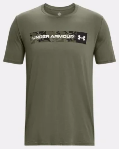 T-SHIRT A MANICA CORTA DA UOMO UNDER ARMOUR UA CAMO CHEST STRIPE 1376830 0390