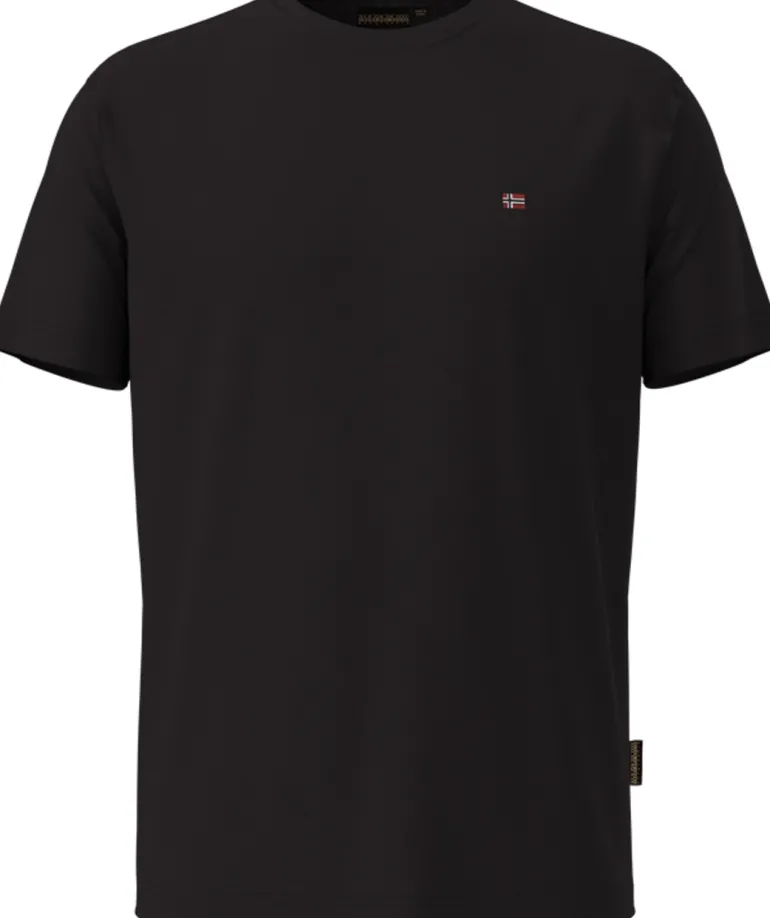 T-SHIRT A MANICA CORTA DA UOMO NAPAPIJRI SALIS SUM BLAC NP0A4H8D 041