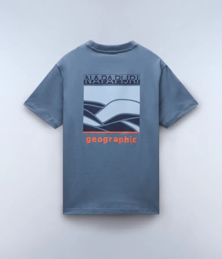 T-SHIRT A MANICA CORTA DA UOMO NAPAPIJRI S-SOVANA SS NP0A4IE4 G1Y