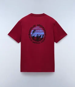 T-SHIRT A MANICA CORTA DA UOMO NAPAPIJRI S-VIGNONI BACK SS NP0A4ILX R1E