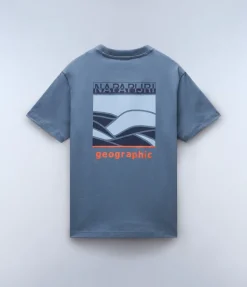 T-SHIRT A MANICA CORTA DA UOMO NAPAPIJRI S-SOVANA SS NP0A4IE4 G1Y