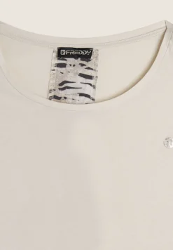T-SHIRT A MANICA CORTA DA DONNA FREDDY S25WSLT1 ZAN103