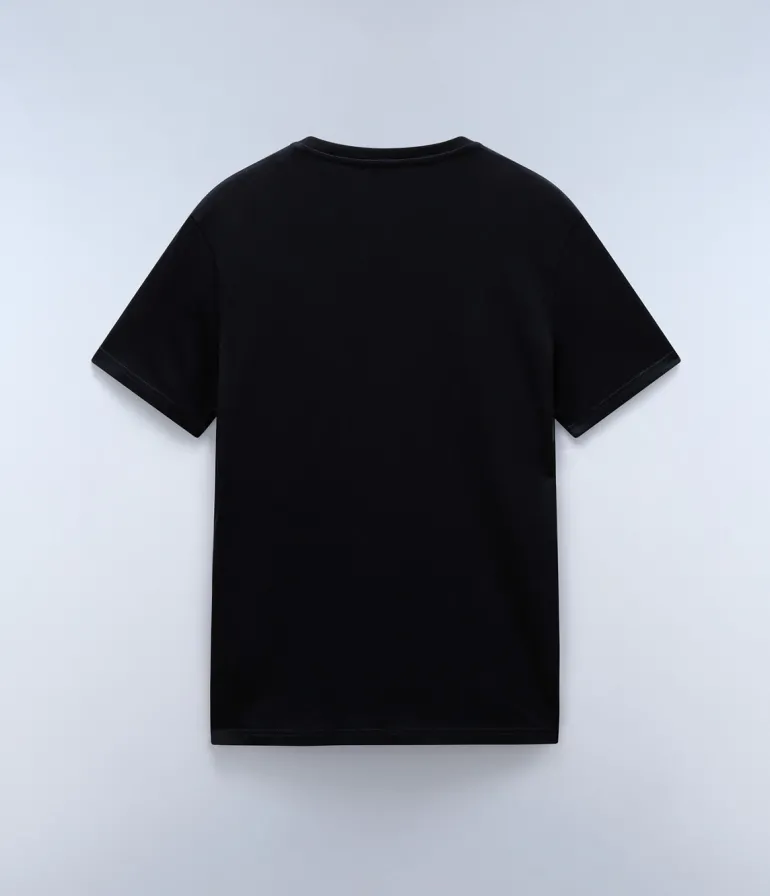 T-SHIRT A MANICA CORTA DA UOMO NAPAPIJRI SALIS SUM BLAC NP0A4H8D 041