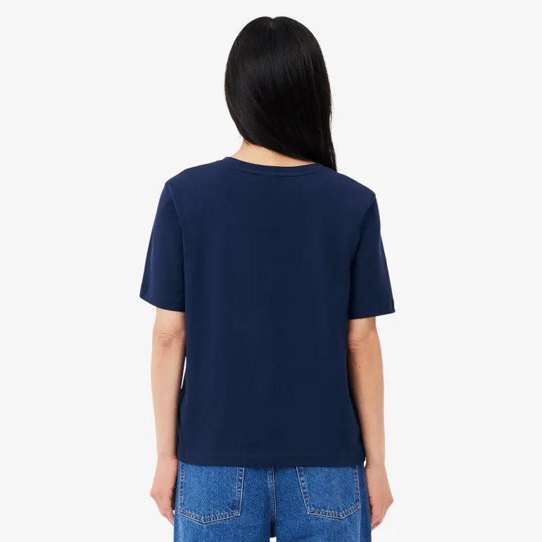 T-SHIRT A MANICA CORTA DA DONNA LACOSTE TF7300 166