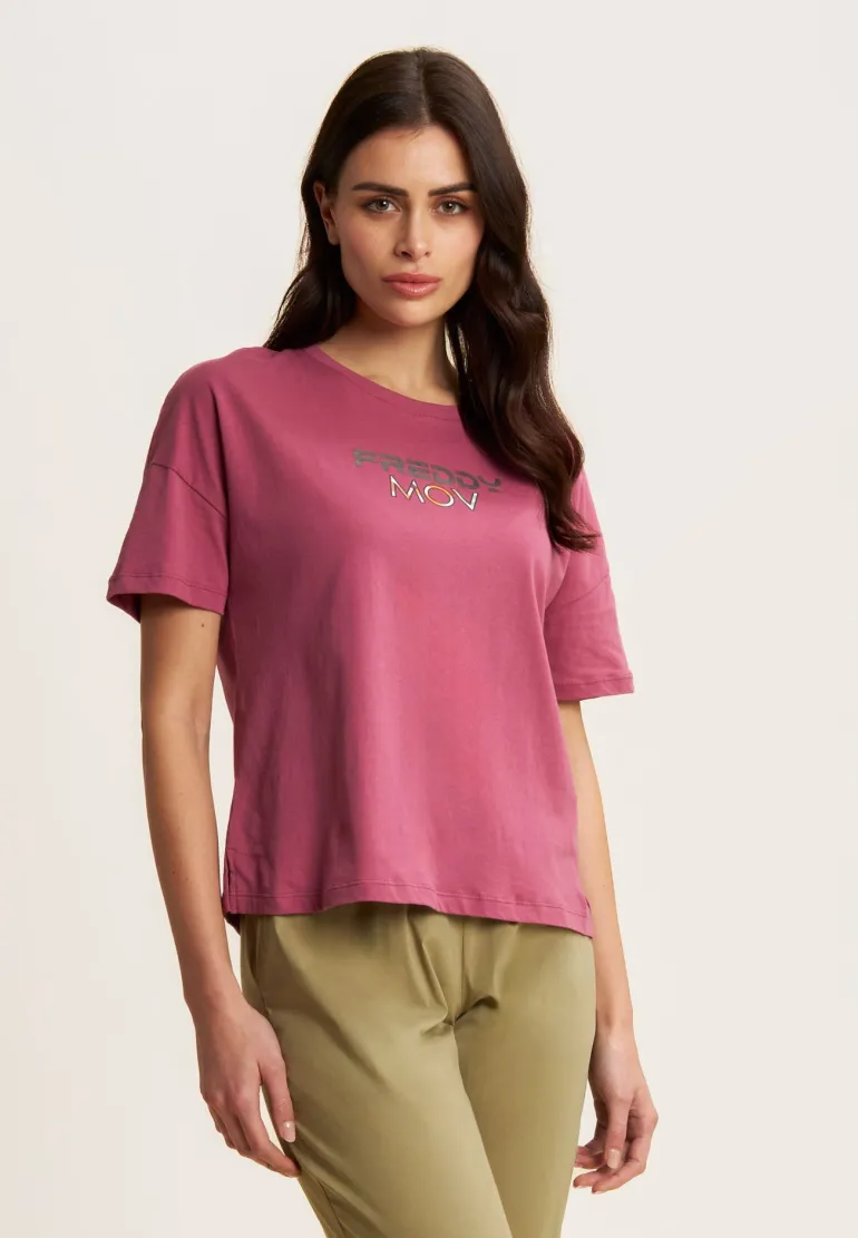 T-SHIRT A MANICA CORTA DA DONNA FREDDY S25WMVT2 E76