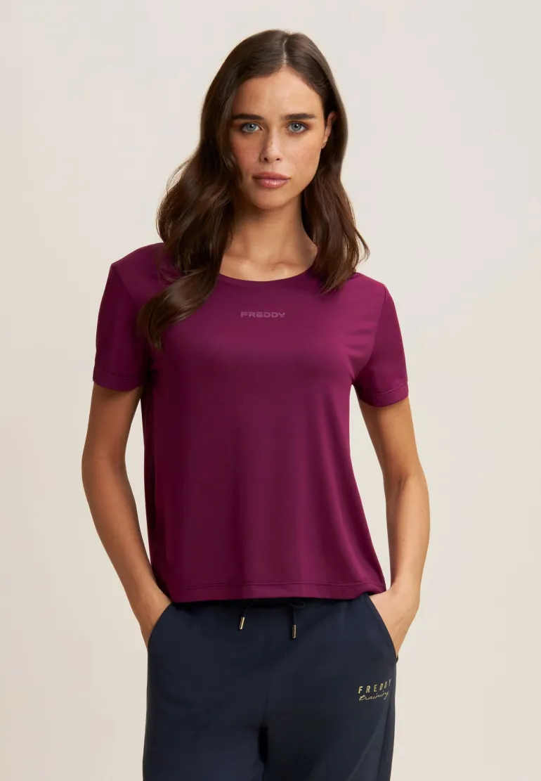 T-SHIRT A MANICA CORTA DA DONNA FREDDY S25WSFT1 E47